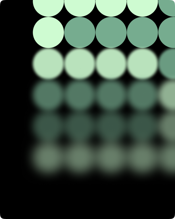 Blurred circle grid